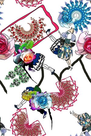 抽象印花华亿平台图片