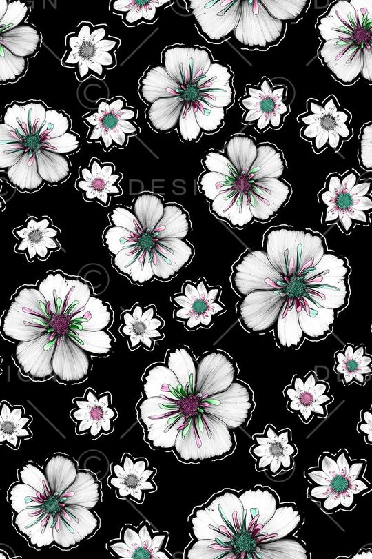 黑白印花华亿平台图片