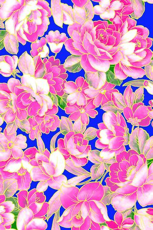 清晰 甜美印花华亿平台图片