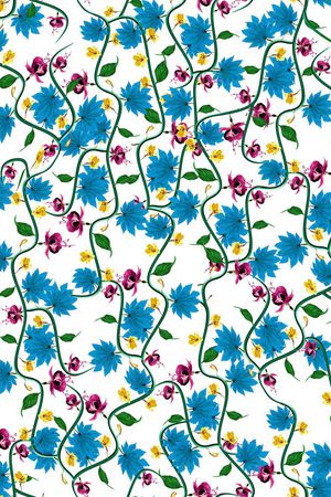 抽象花印花华亿平台图片