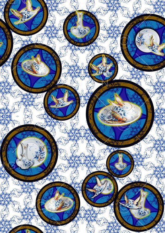 青花印花华亿平台图片