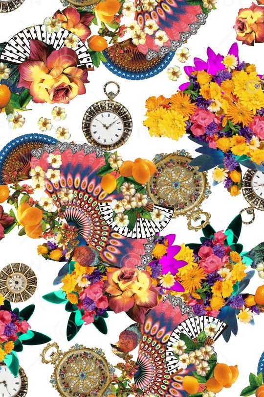 油画手绘印花华亿平台图片