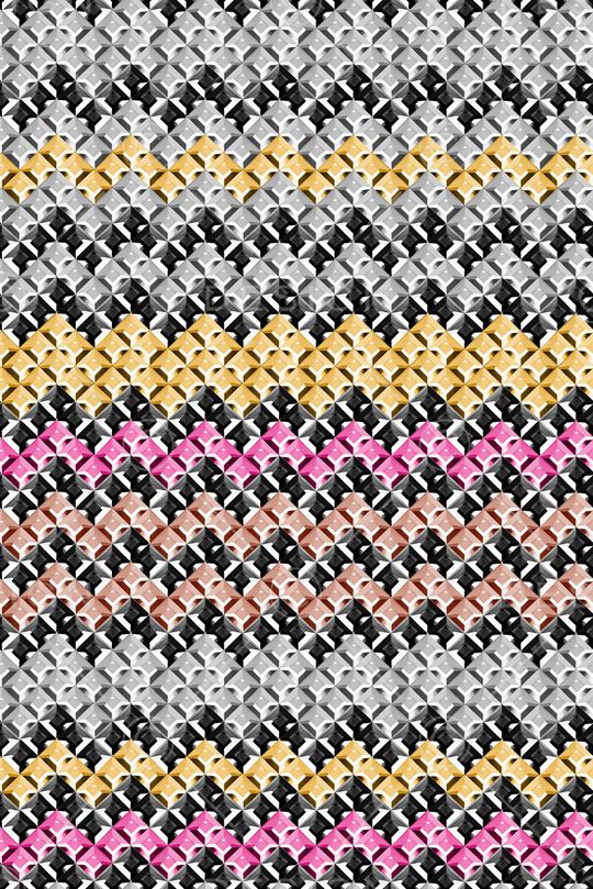 马赛克玻璃 几何 纹样印花华亿平台图片