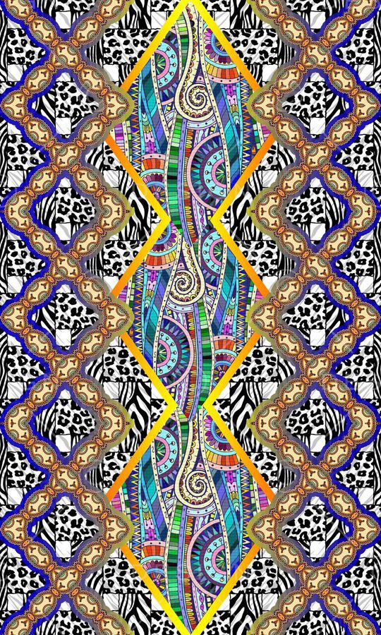 动物纹印花华亿平台图片