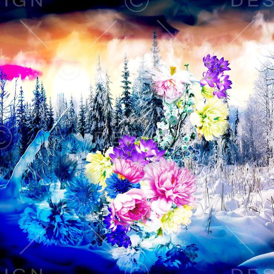 中国风印花华亿平台图片