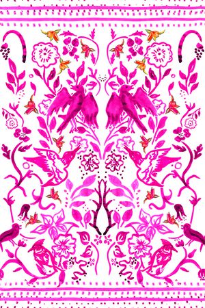 长方丝巾印花华亿平台图片