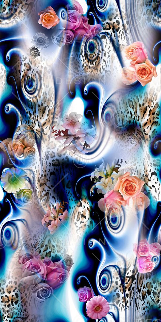 抽象印花华亿平台图片