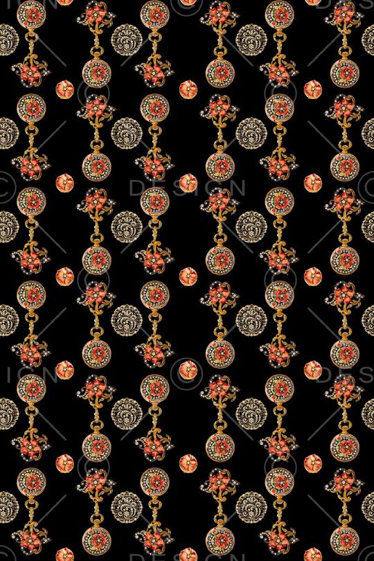 小碎珠宝印花华亿平台图片