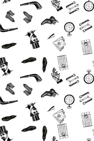 黑白印花华亿平台图片