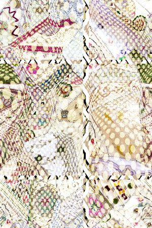 拼贴印花华亿平台图片