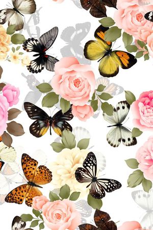 蝴蝶印花华亿平台图片