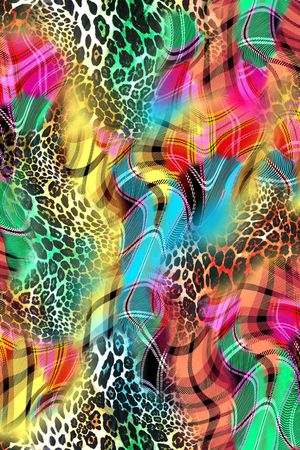 抽象印花华亿平台图片