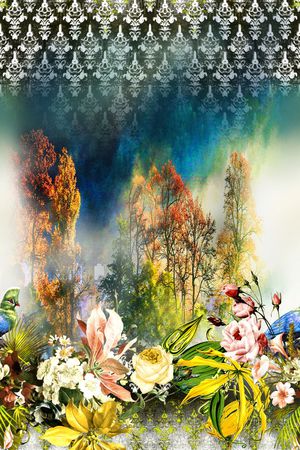 风景印花华亿平台图片