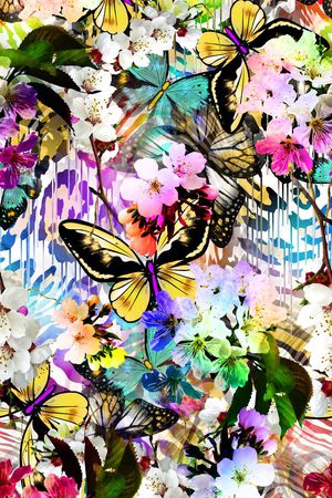 动物纹印花华亿平台图片