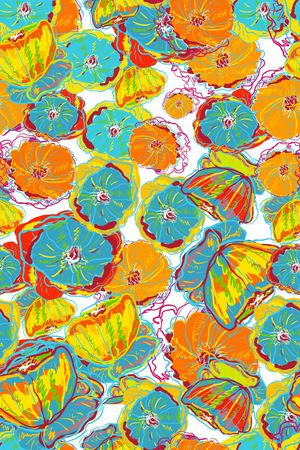 夏日印花华亿平台图片