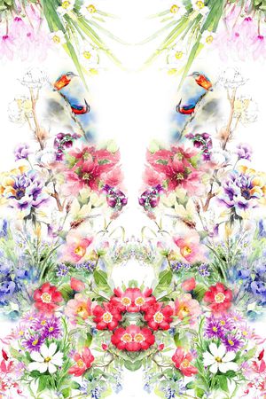 小清新印花华亿平台图片