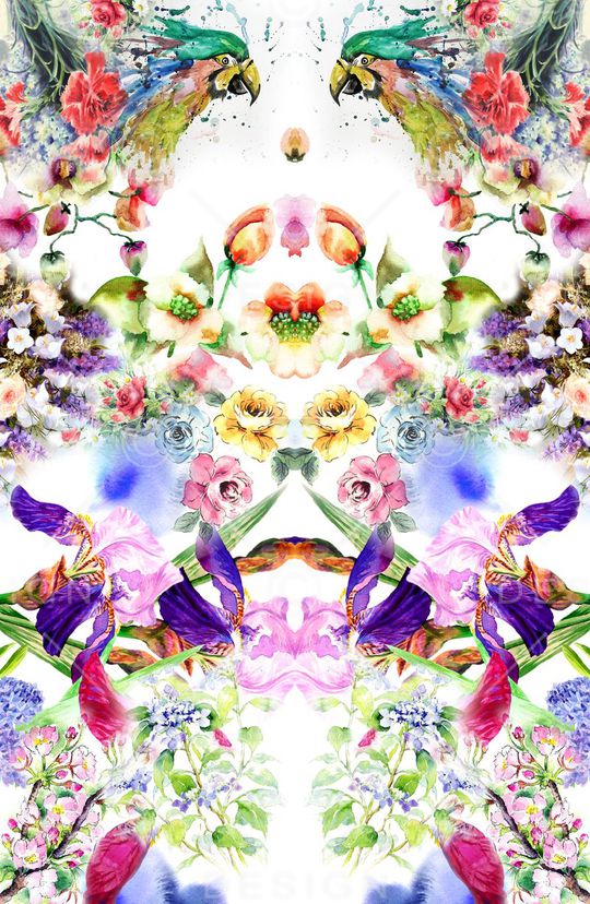 抽象印花华亿平台图片