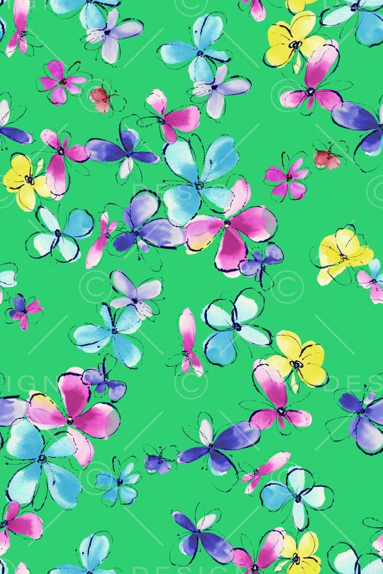 花瓣印花华亿平台图片