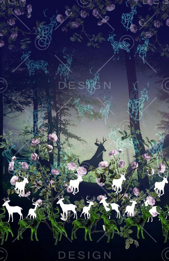 鹿印花华亿平台图片