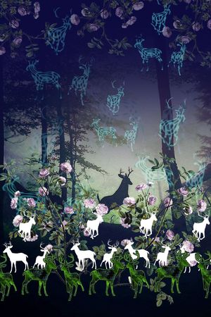 鹿印花华亿平台图片