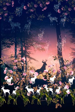 鹿印花华亿平台图片