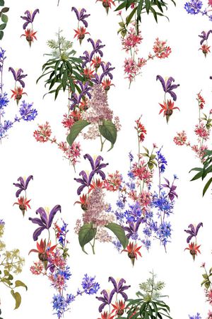 田园风印花华亿平台图片