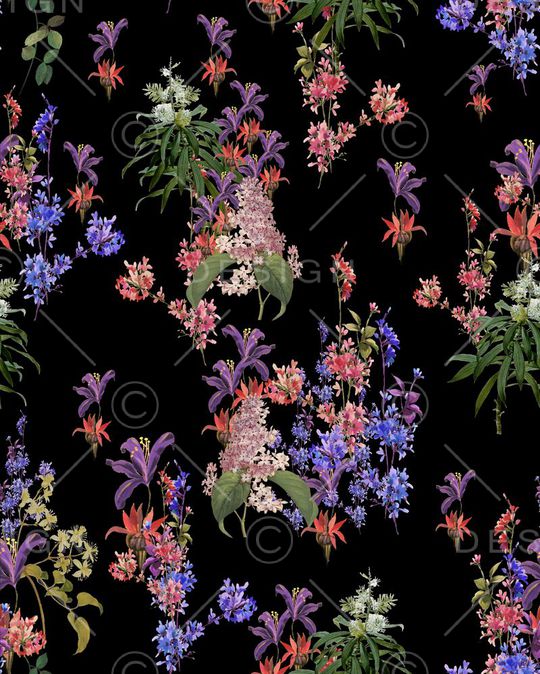 田园风印花华亿平台图片