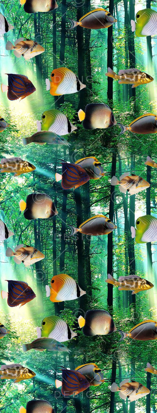 海底世界印花华亿平台图片