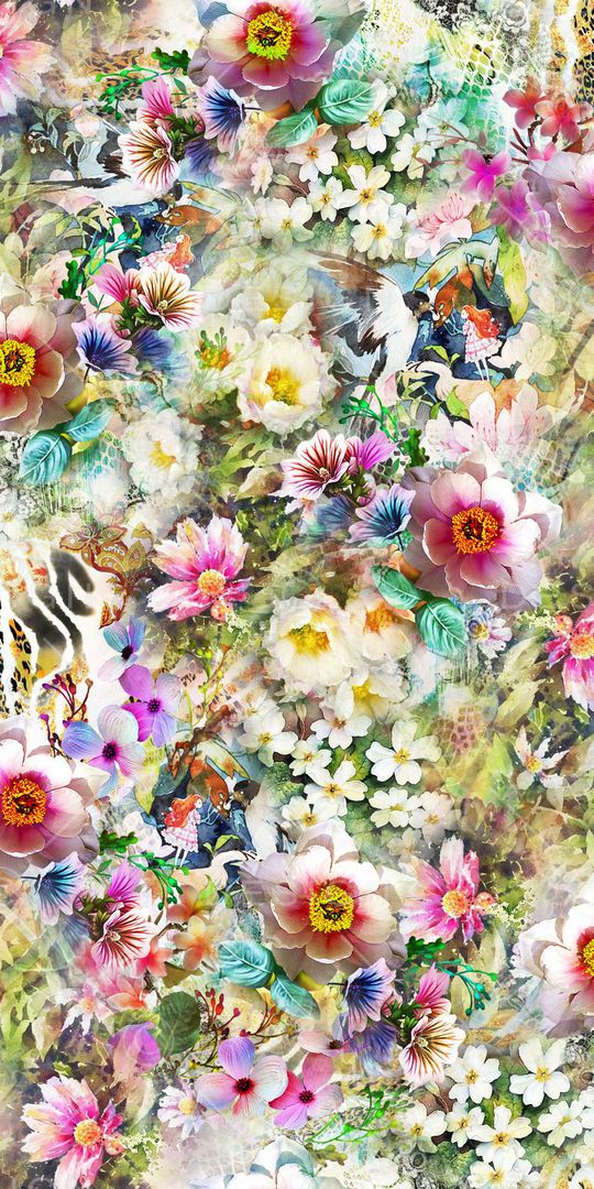 素雅复古印花华亿平台图片