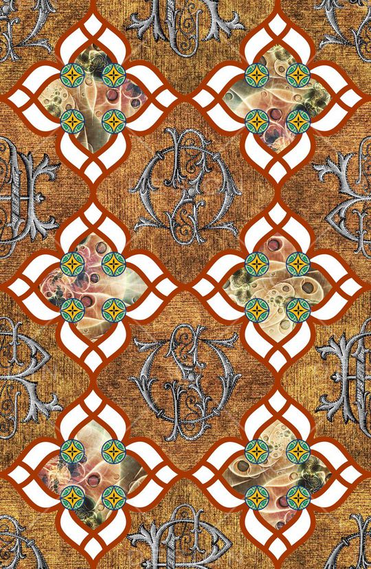 抽象印花华亿平台图片