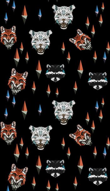 422247-个人动物插画男女装T恤衬衫数码印花