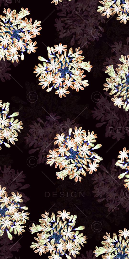 时尚花印花华亿平台图片