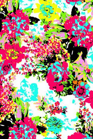 百花争艳印花华亿平台图片