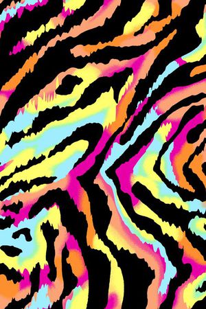 动物纹印花华亿平台图片