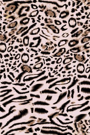 动物纹印花华亿平台图片