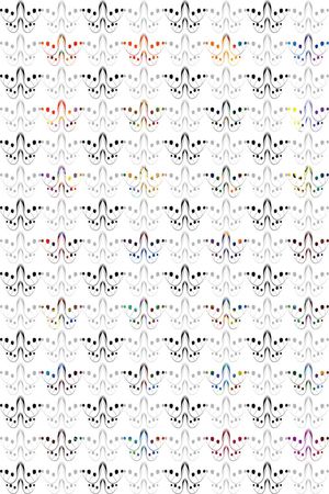 大牌几何印花华亿平台图片