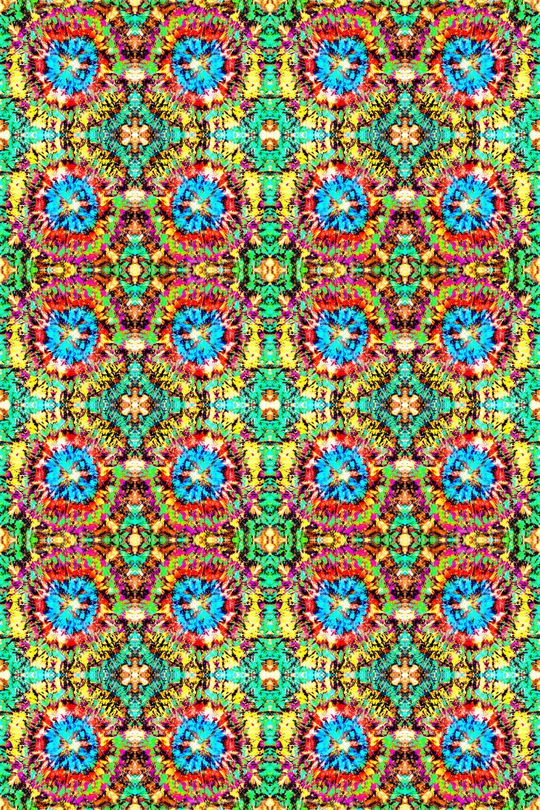 扎染印花华亿平台图片