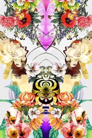 中国风印花华亿平台图片