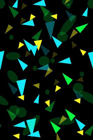 几何图形印花华亿平台图片