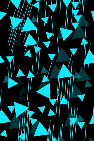 几何图形印花华亿平台图片