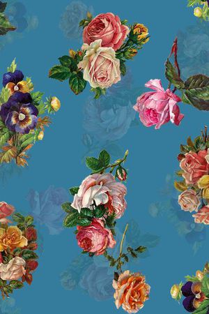 复古印花华亿平台图片