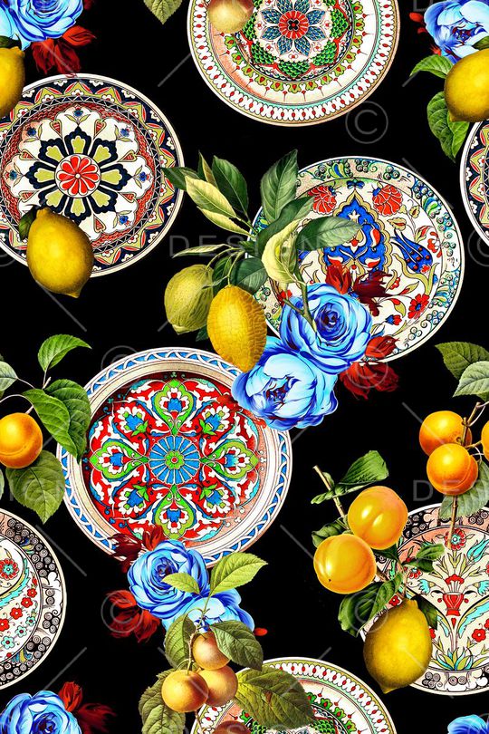 欧式印花华亿平台图片