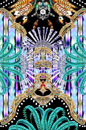 时尚印花华亿平台图片