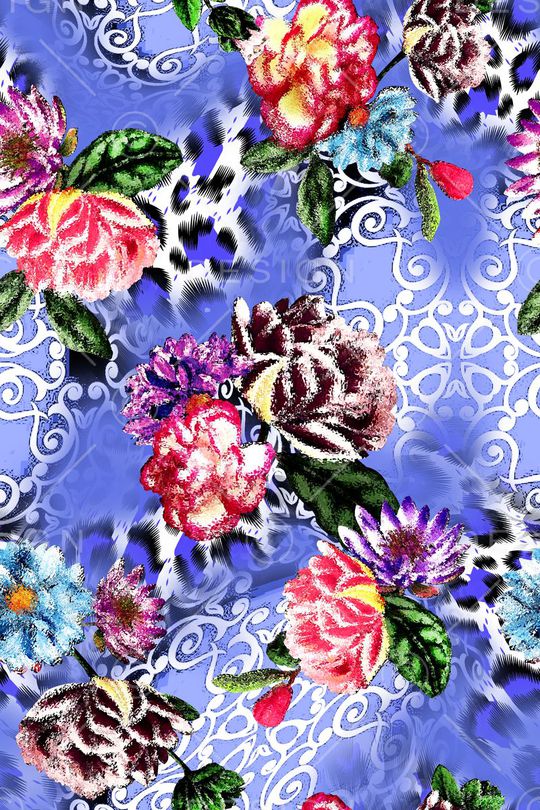 抽象印花华亿平台图片