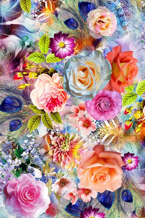 小清新印花华亿平台图片