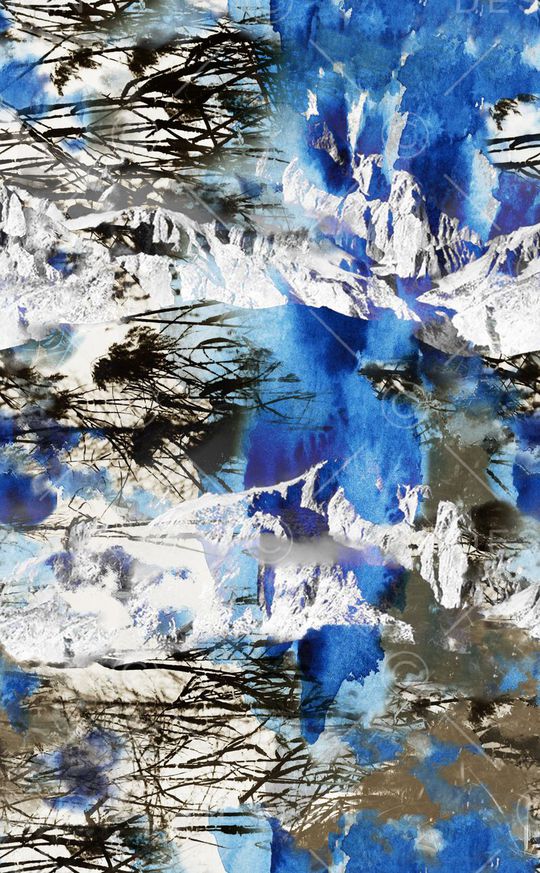 山脉印花华亿平台图片