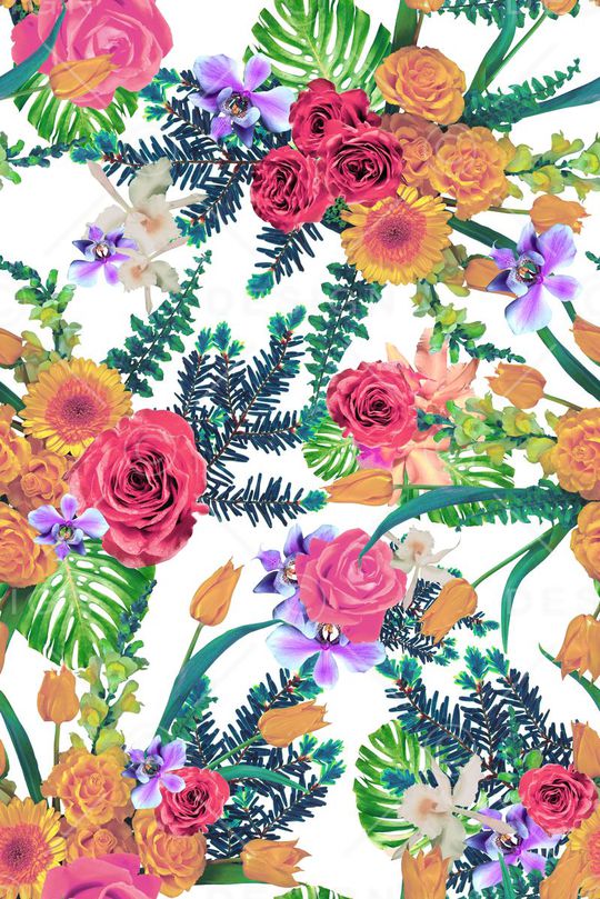 花朵印花华亿平台图片