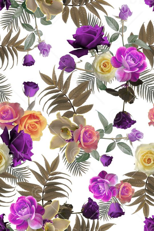 花朵印花华亿平台图片