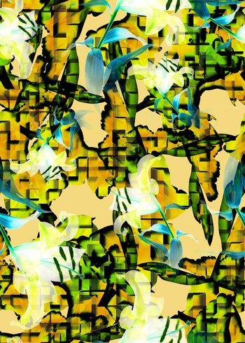 422742-抽象机理 原创 创意 花卉 通透 