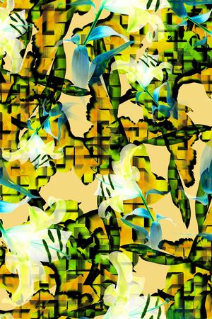 抽象印花华亿平台图片